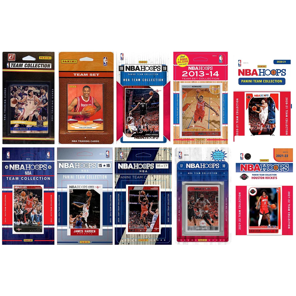 Houston Rockets Multi-Set Team Trading Cards