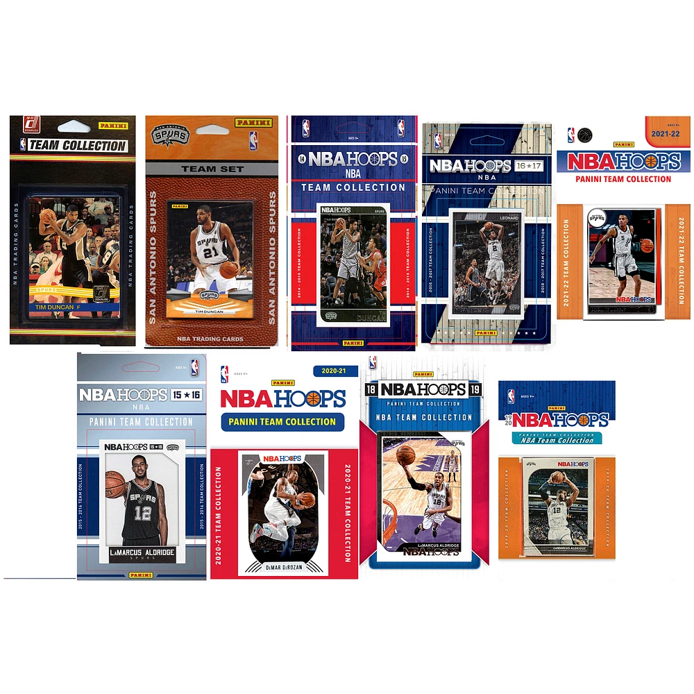 San Antonio Spurs Multi-Set Team Trading Cards