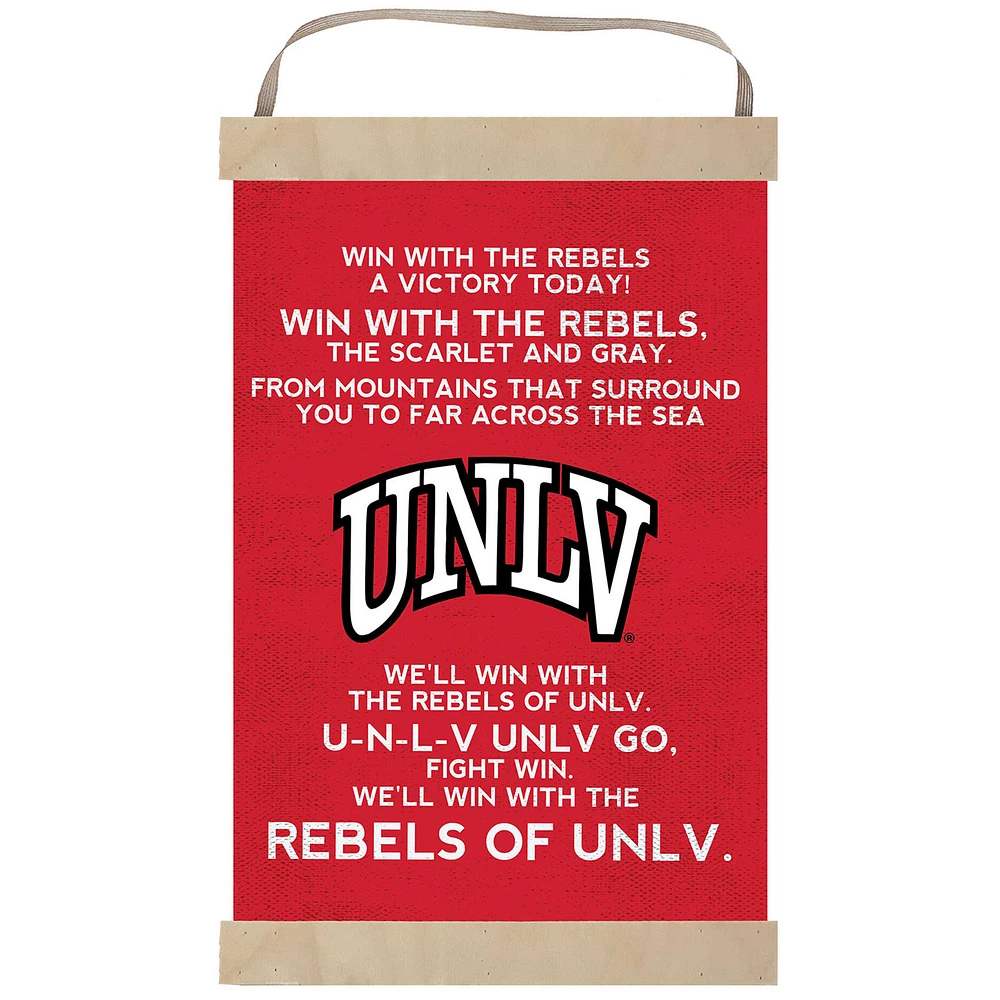 UNLV Rebels Fight Song Banner Sign