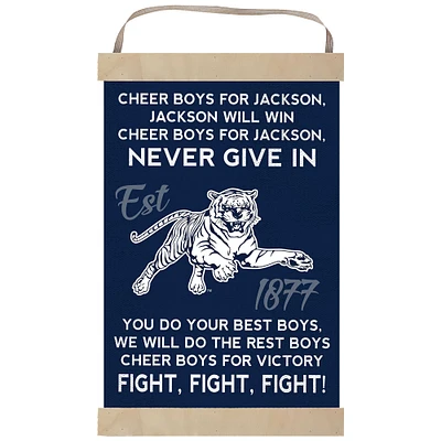 Jackson State Tigers Fight Song Banner Sign