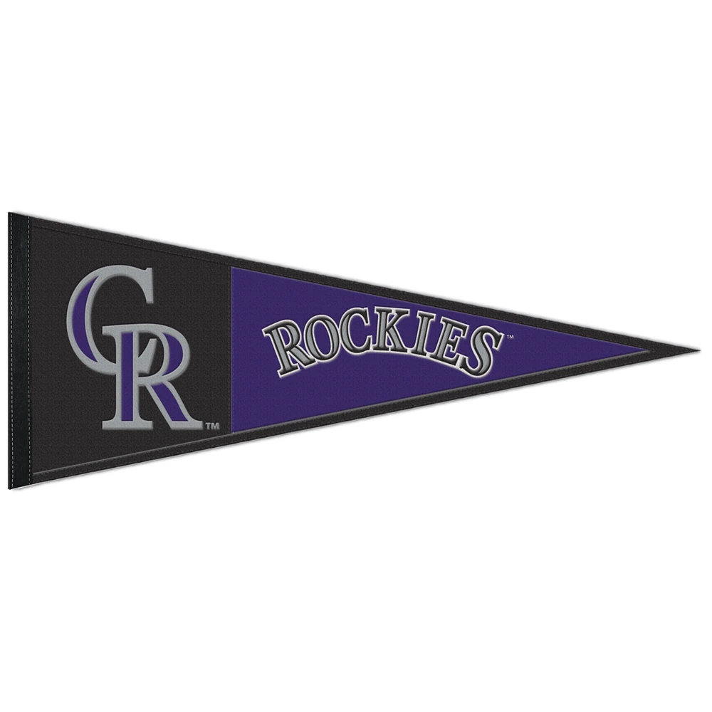 WinCraft Colorado Rockies 13" x 32" Wool Primary Logo Pennant