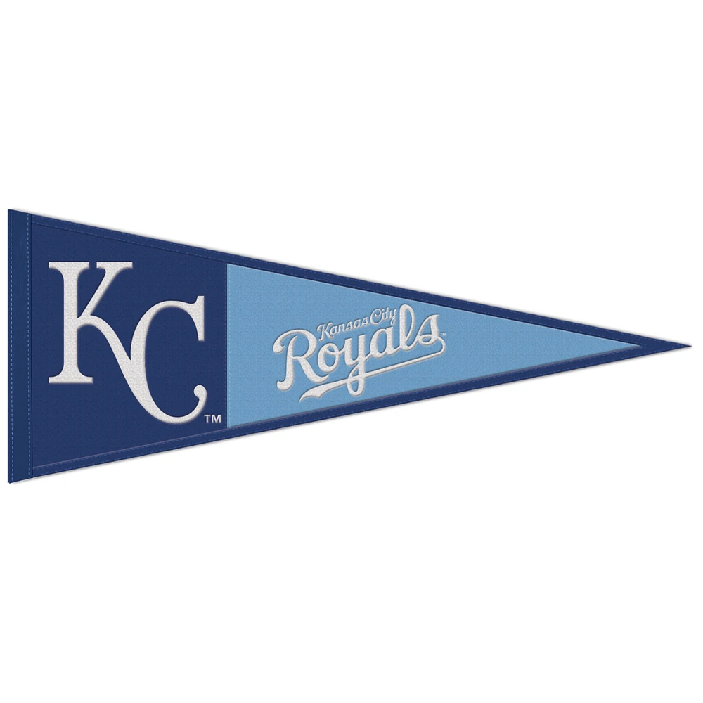 WinCraft Kansas City Royals 13" x 32" Wool Primary Logo Pennant