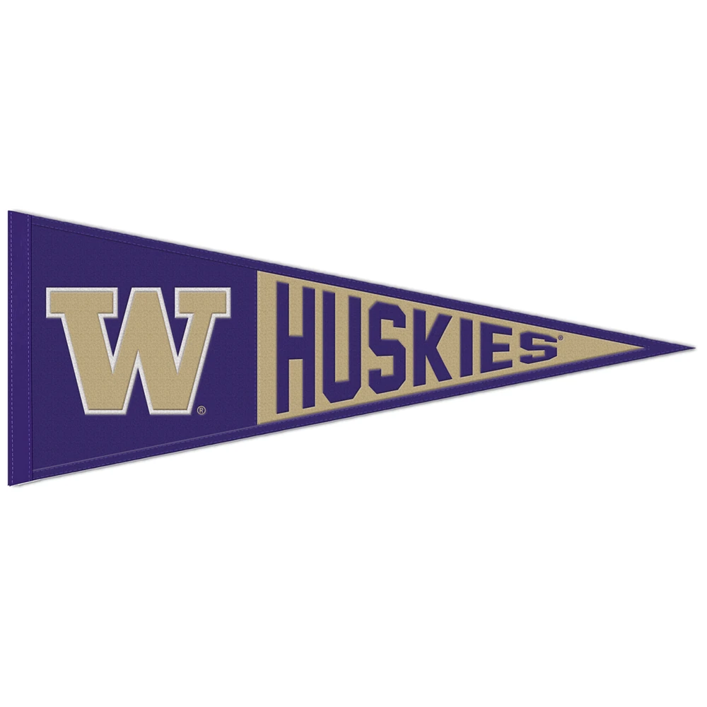 WinCraft Washington Huskies 13" x 32" Wool Primary Logo Pennant