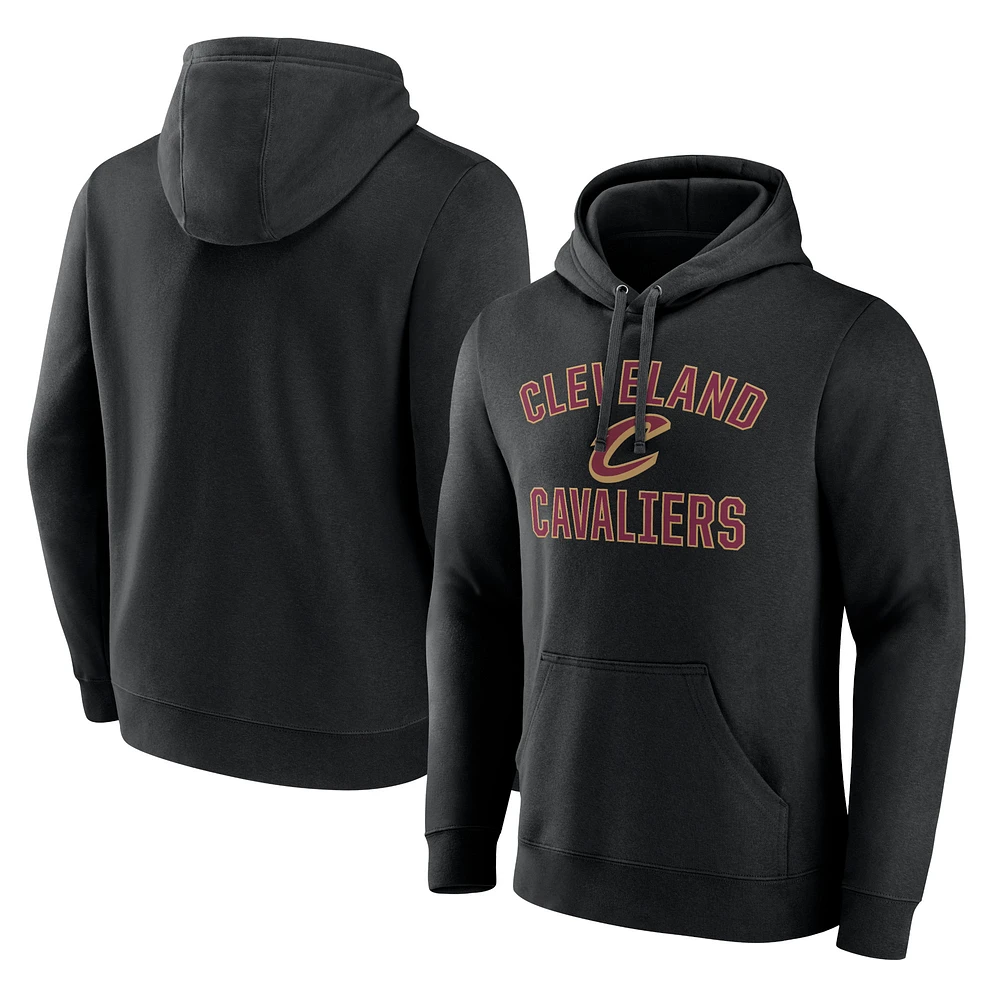 Men's Black Cleveland Cavaliers Victory Arch Pullover Hoodie