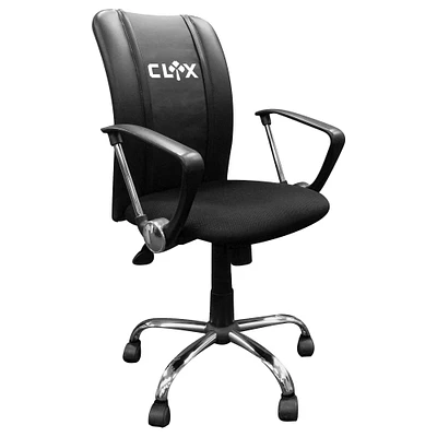Black Celtics Crossover Gaming Team Curve Task Chair