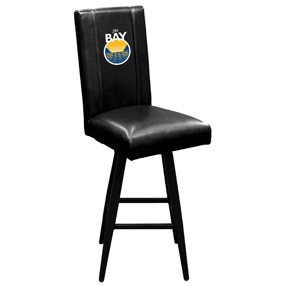 Black Golden State Warriors Team Swivel Bar Stool 2000