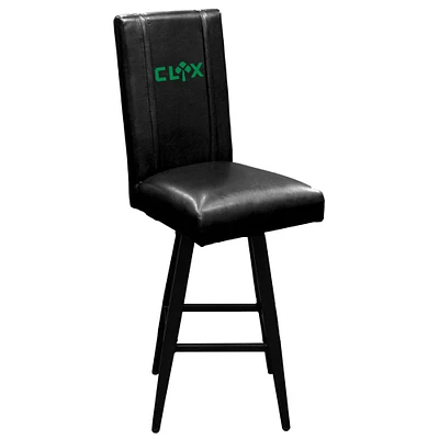 Black Celtics Crossover Gaming Logo Swivel Bar Stool 2000