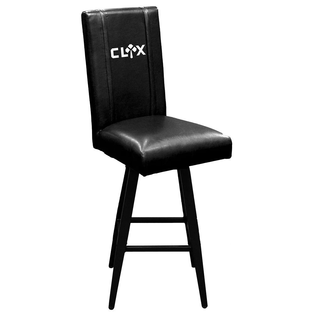 Black Celtics Crossover Gaming Team Swivel Bar Stool 2000
