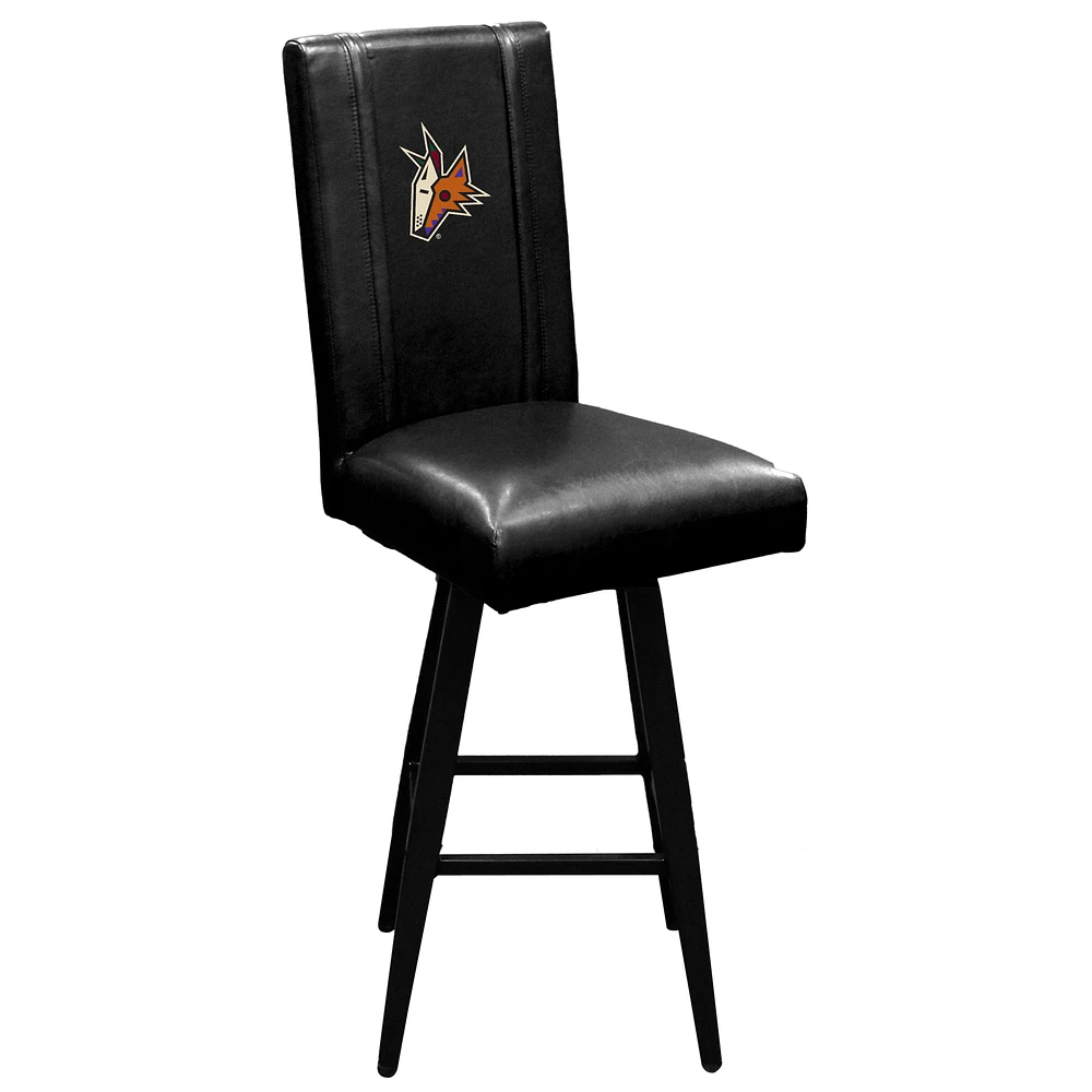 Black Arizona Coyotes Team Swivel Bar Stool 2000