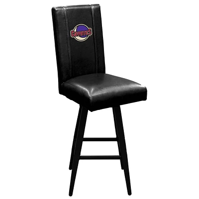 Black Arizona Coyotes Alternate Logo Swivel Bar Stool 2000