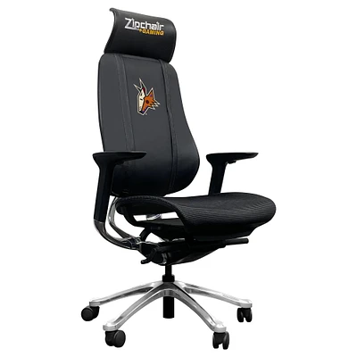 Black Arizona Coyotes Team PhantomX Gaming Chair