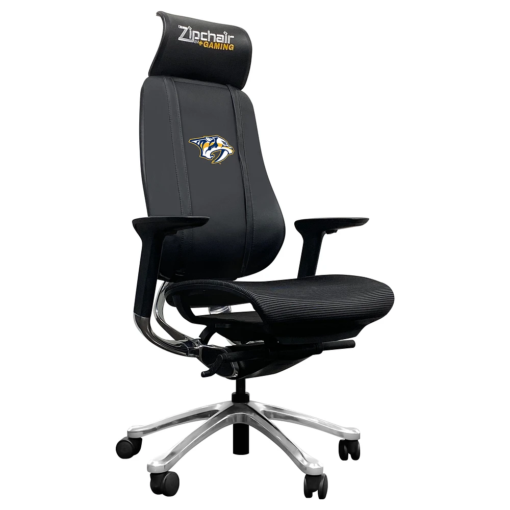 Black Nashville Predators PhantomX Gaming Chair