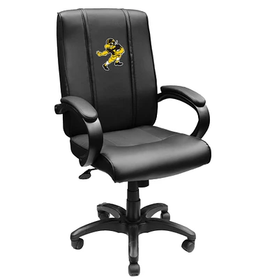 Black Iowa Hawkeyes Team Logo Office Chair 1000
