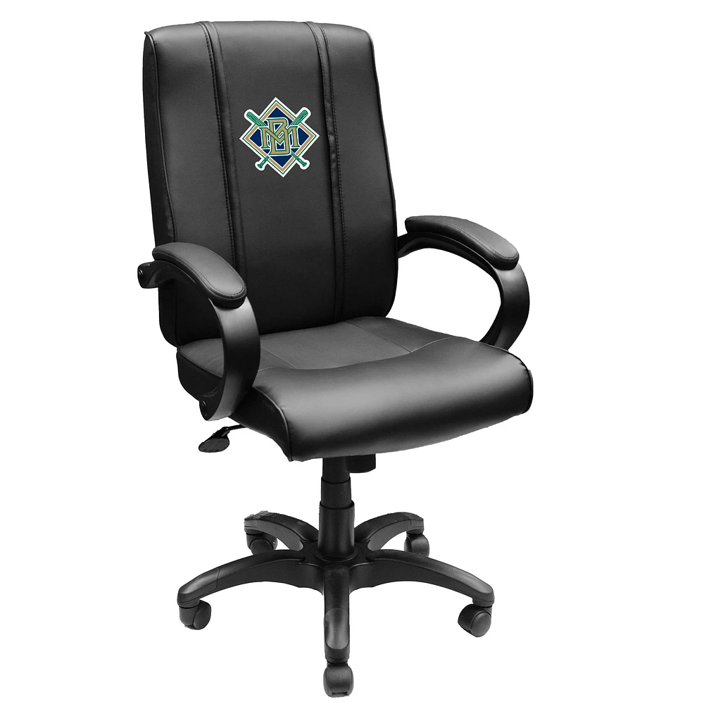 Black Milwaukee Brewers Logo Office Chair 1000