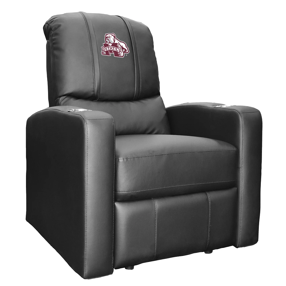 Black Mississippi State Bulldogs Team Stealth Manual Recliner