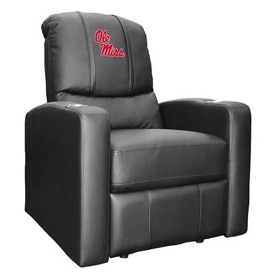Black Ole Miss Rebels Stealth Manual Recliner