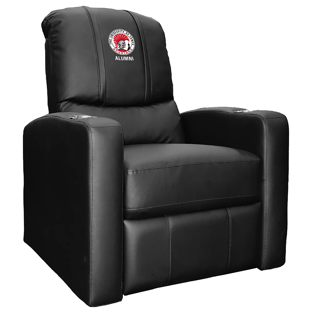 Black University of Tampa Spartans Team Stealth Manual Recliner