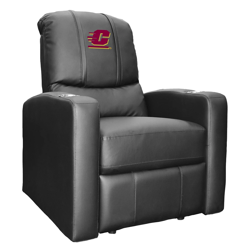 Black Central Michigan Chippewas Stealth Manual Recliner