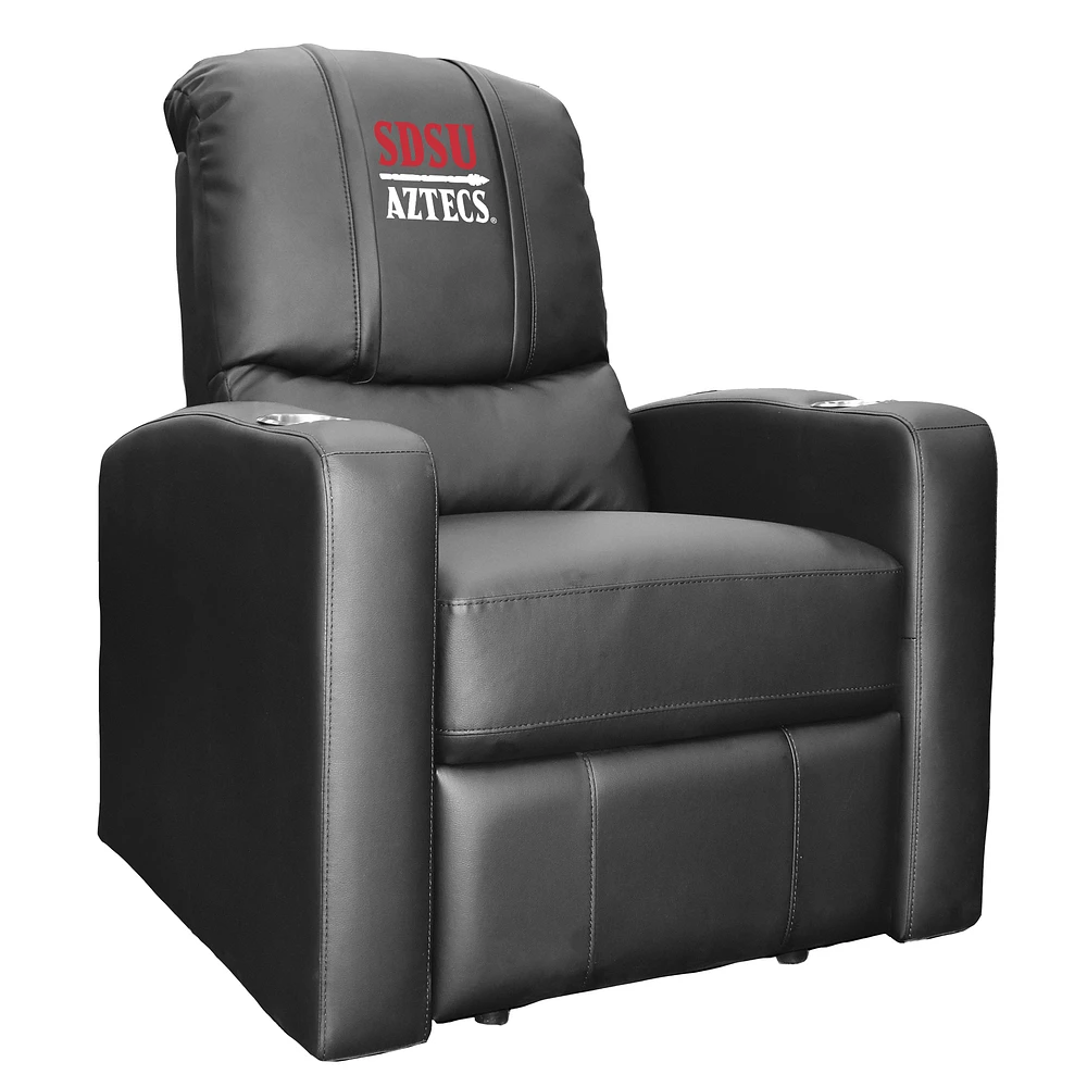 Black San Diego State Aztecs Logo Stealth Manual Recliner