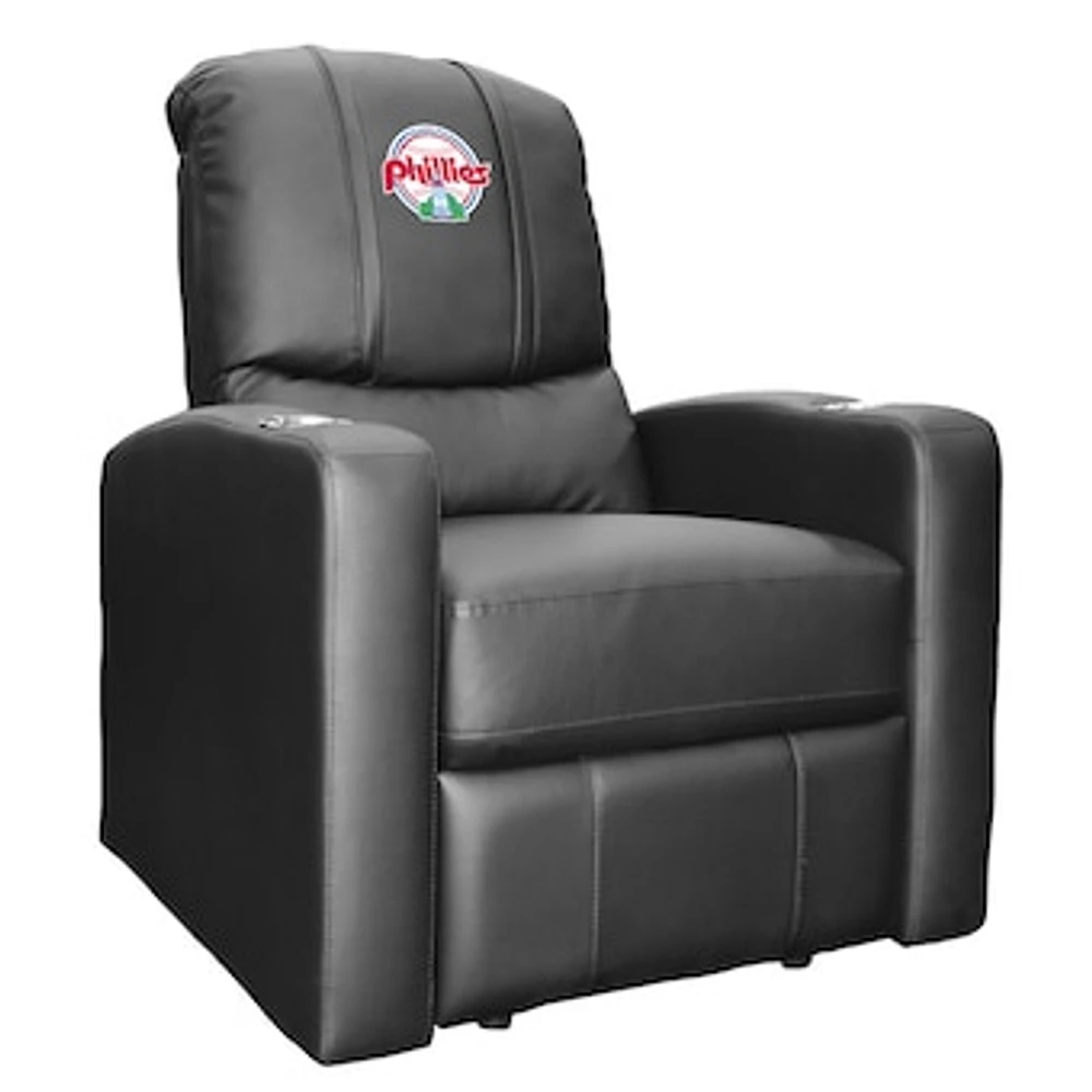 Black Philadelphia Phillies Logo Stealth Manual Recliner