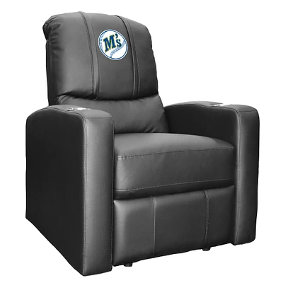 Black Seattle Mariners Logo Stealth Manual Recliner