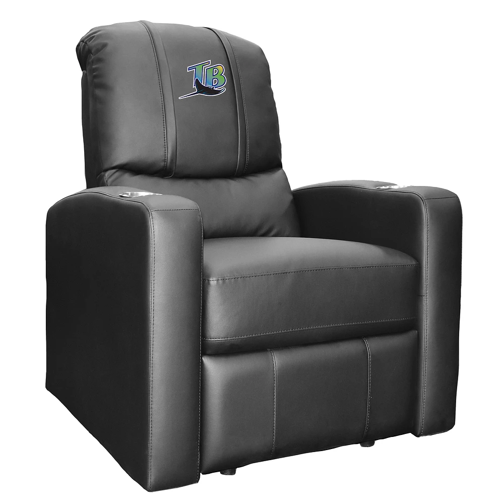 Black Tampa Bay Rays Logo Stealth Manual Recliner