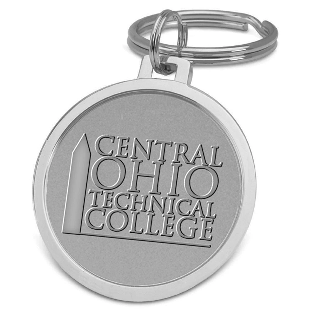 Silver Central Ohio Technical College Split-Wire Key Ring