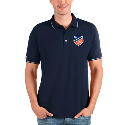 Men's Antigua Navy FC Cincinnati Solid Pique Polo