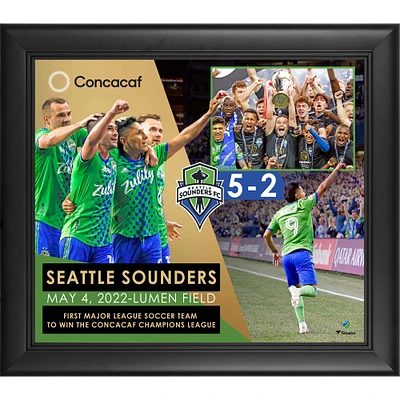 Seattle Sounders FC Framed 15" x 17" 2022 CONCACAF Champions Collage