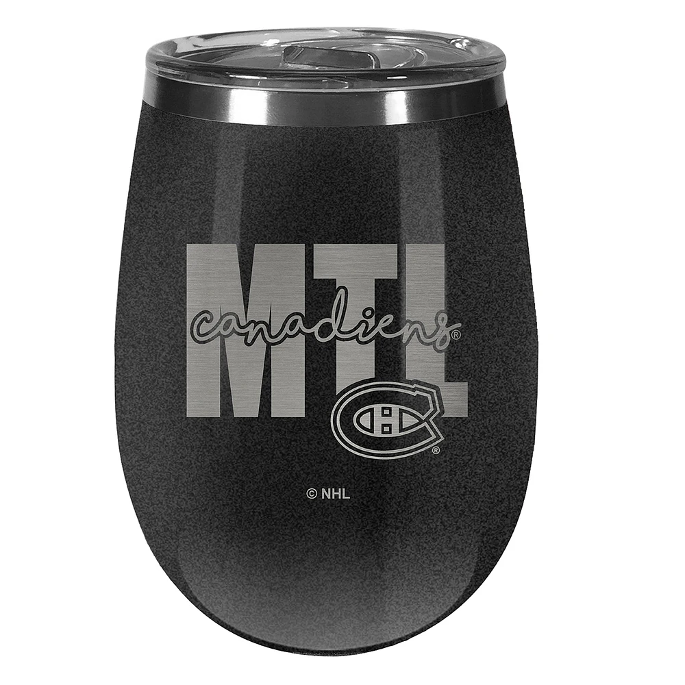 Montreal Canadiens 10oz. Onyx Wine Tumbler