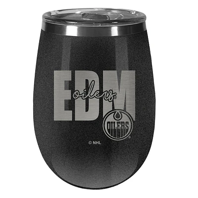 Edmonton Oilers 10oz. Onyx Wine Tumbler
