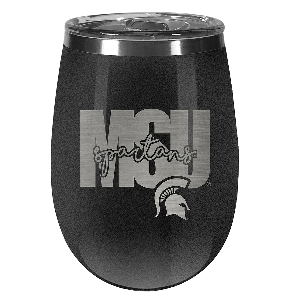Michigan State Spartans 10oz. Onyx Wine Tumbler