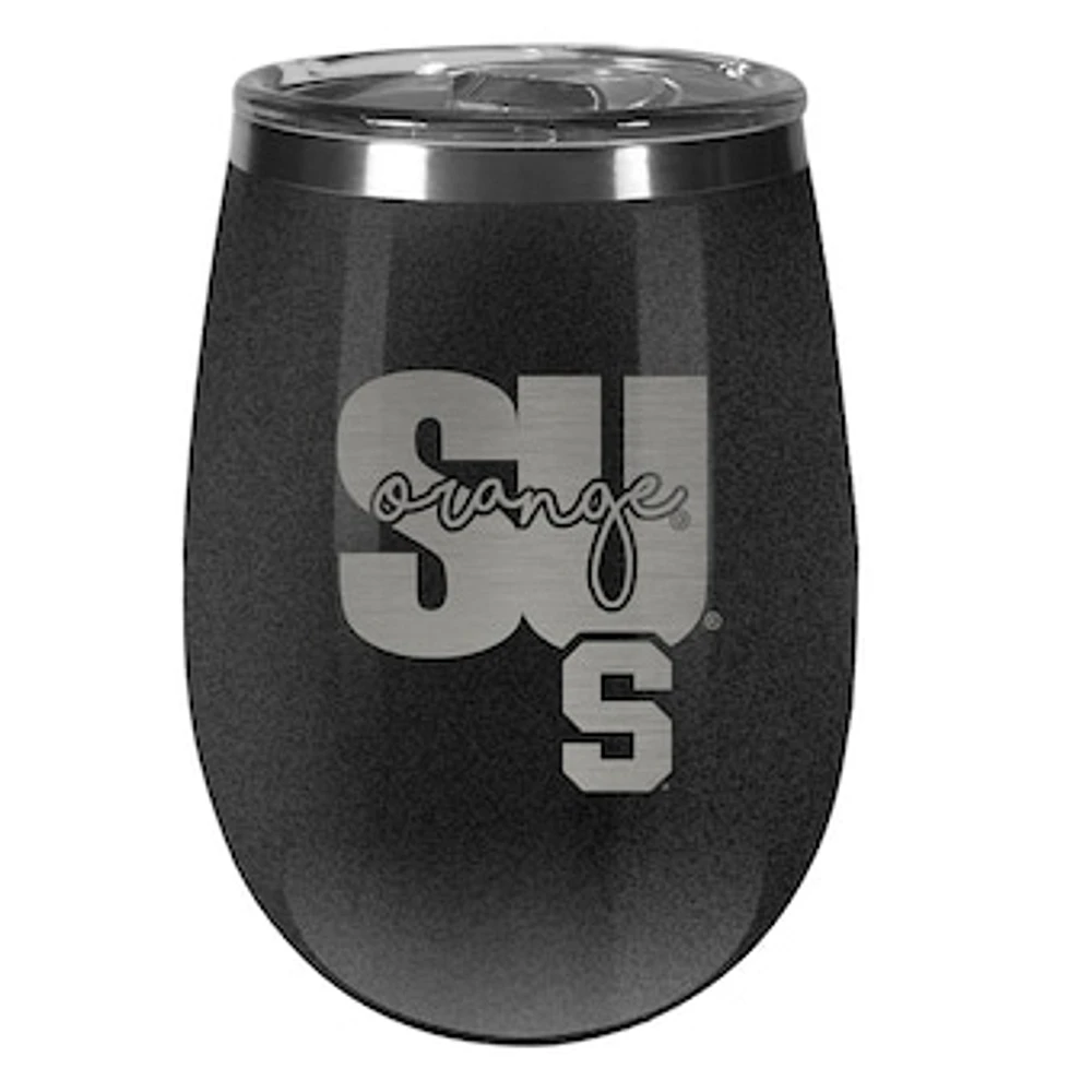 Syracuse Orange 10oz. Onyx Wine Tumbler