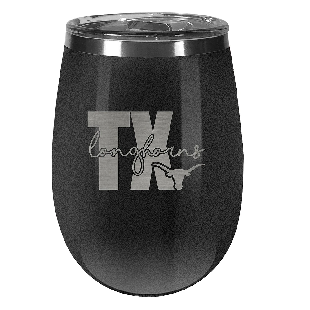 Texas Longhorns 10oz. Onyx Wine Tumbler