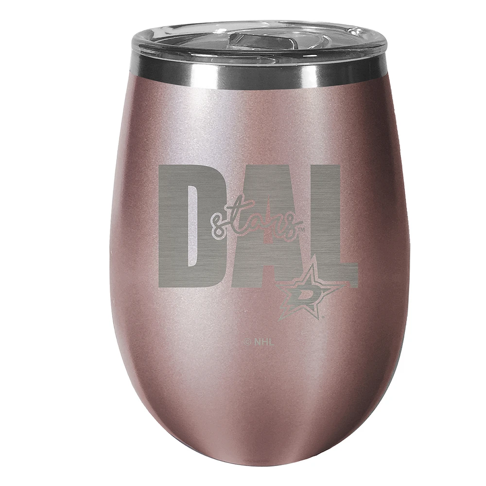 Dallas Stars 10oz. Rose Gold Wine Tumbler