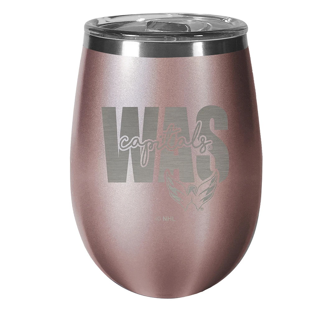 Washington Capitals 10oz. Rose Gold Wine Tumbler