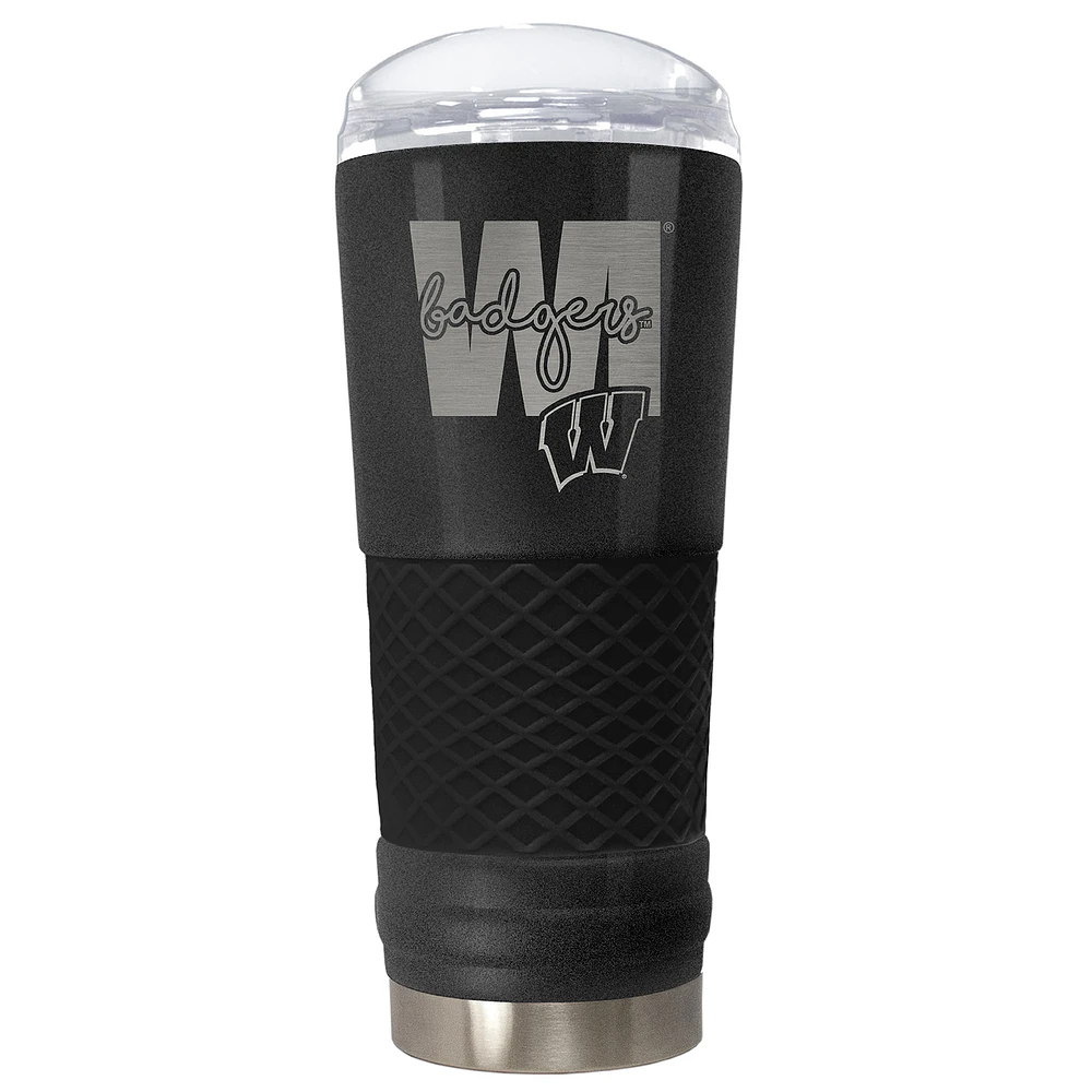 Wisconsin Badgers 24oz. Draft Onyx Tumbler