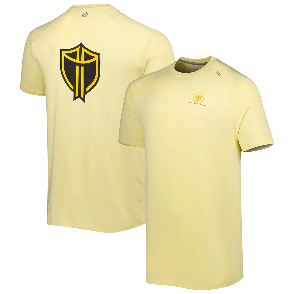 Men's tasc Yellow Presidents Cup Carrollton International T-Shirt