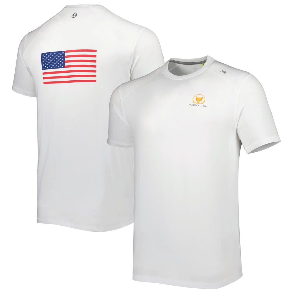 Men's tasc White Presidents Cup Carrollton USA T-Shirt