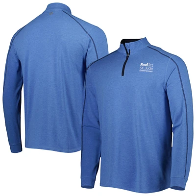Men's tasc Performance Heathered Royal FedEx St. Jude Championship Carrollton Quarter-Zip Jacket