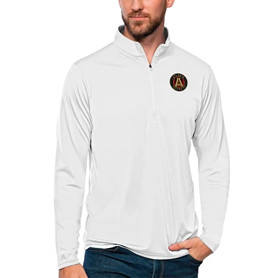 Men's Antigua Atlanta United FC Tribute Quarter-Zip Pullover Top