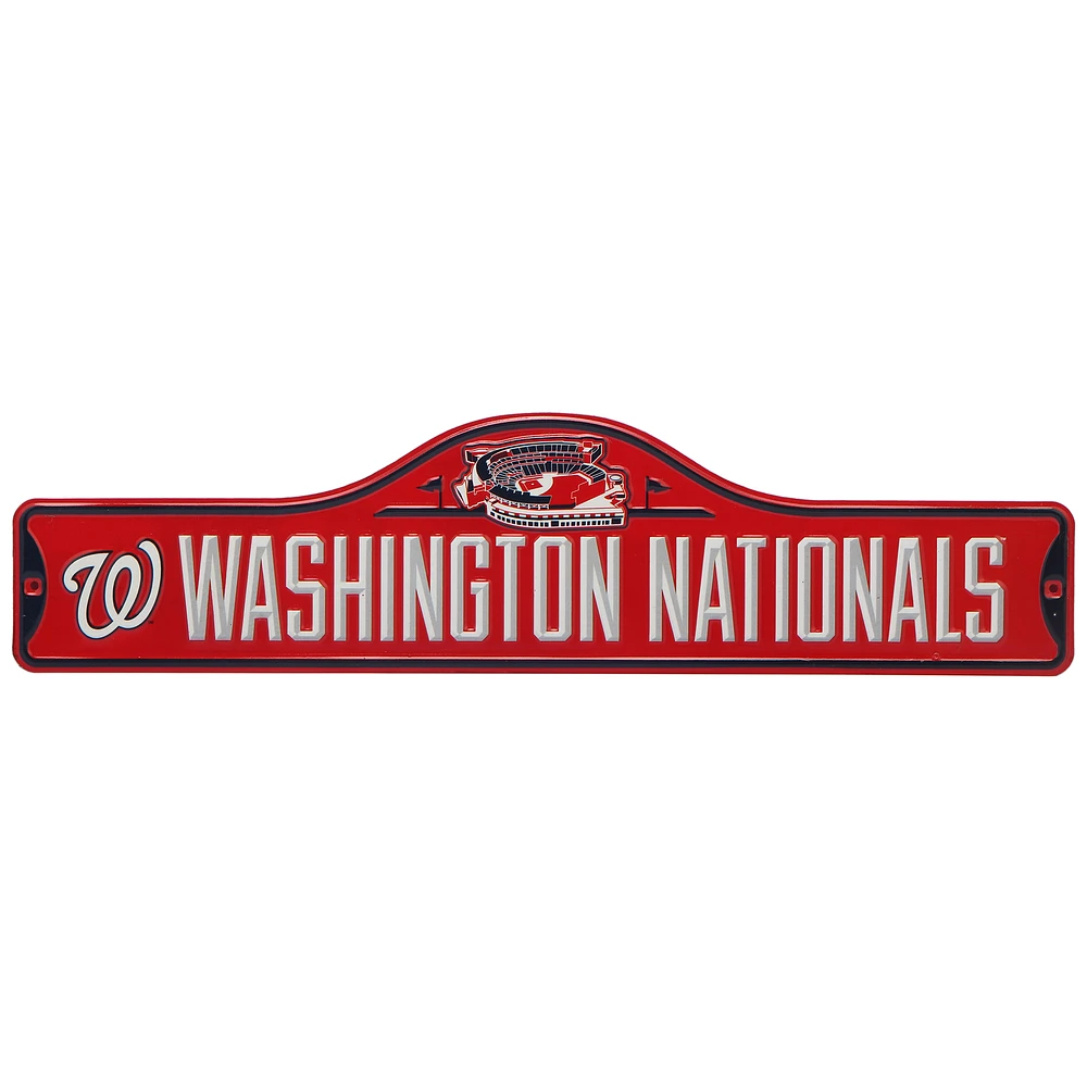 Washington Nationals 5'' x 20'' Metal Street Sign