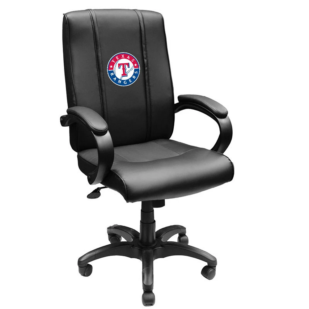 Black Texas Rangers Logo Office Chair 1000