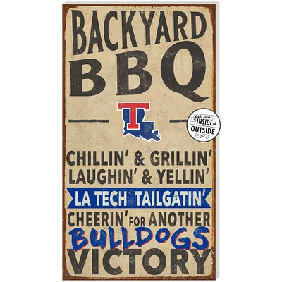 Brown Louisiana Tech Bulldogs 11'' x 20'' Indoor/Outdoor BBQ Sign
