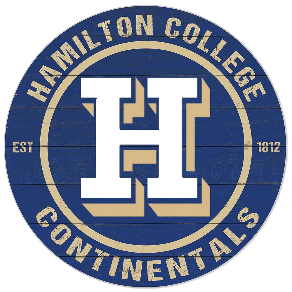 Blue Hamilton Continentals 20'' x 20'' Indoor/Outdoor Circle Sign