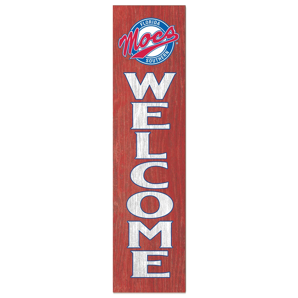 Florida Southern Moccasins 12'' x 48'' Welcome Outdoor Leaner
