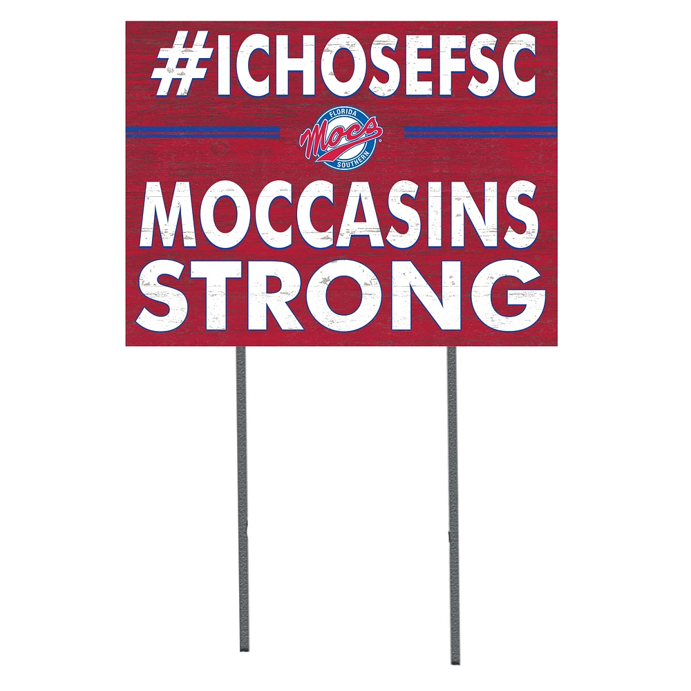Florida Southern Moccasins 18'' x 24'' I Chose Lawn Sign