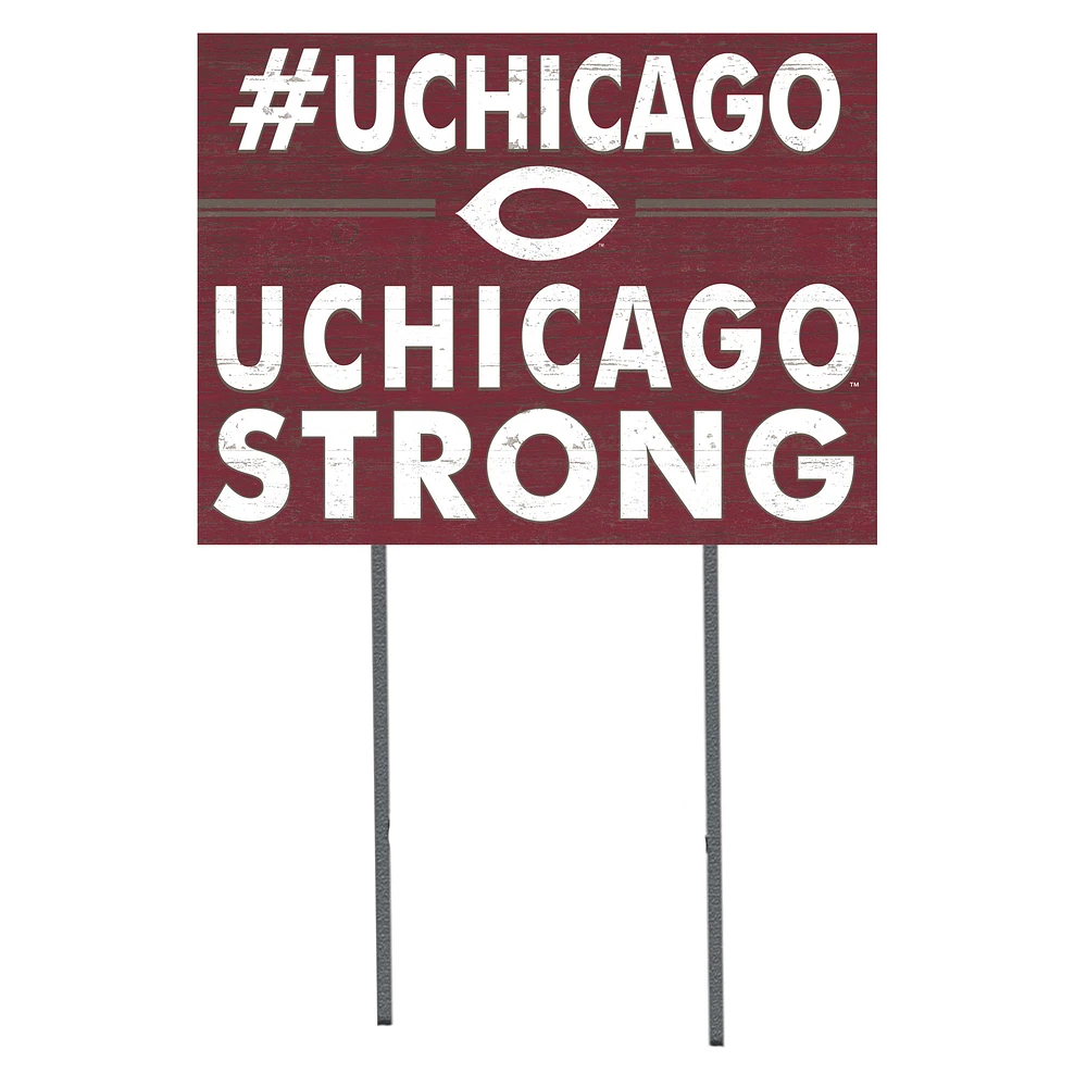 UChicago Maroons 18'' x 24'' I Chose Lawn Sign