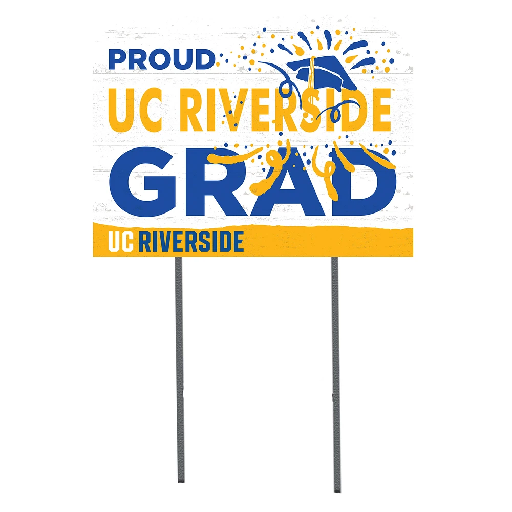 UC Riverside Highlanders 18'' x 24'' Grad Yard Sign