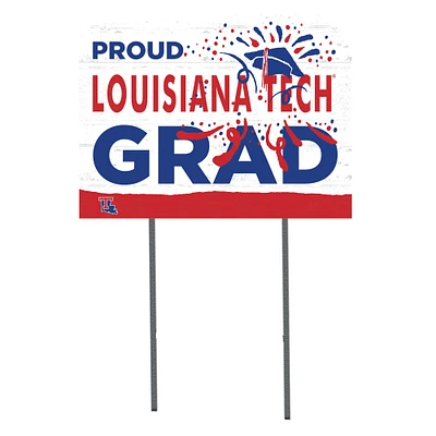 Louisiana Tech Bulldogs 18'' x 24'' Grad Yard Sign